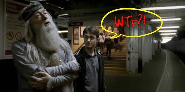36. Dumbledore'un sol dizinde Londra metrosunun şeklinde bir yara izi var.