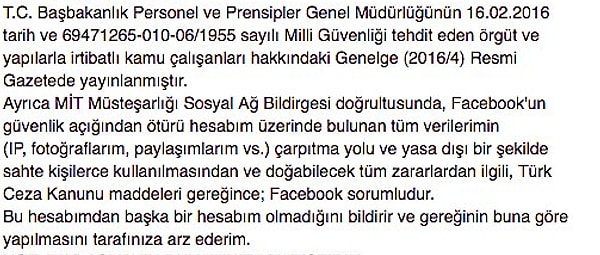 Bu saçmalıkları ortaya bırakanların peşi sıra gittiği bir diğer argüman da MİT'i ya da Başbakanlıkla alakalı bir kurumu devreye sokmak.