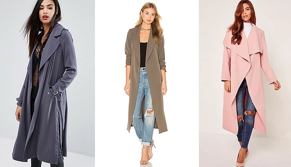 9. Тонкие длинные пальто
