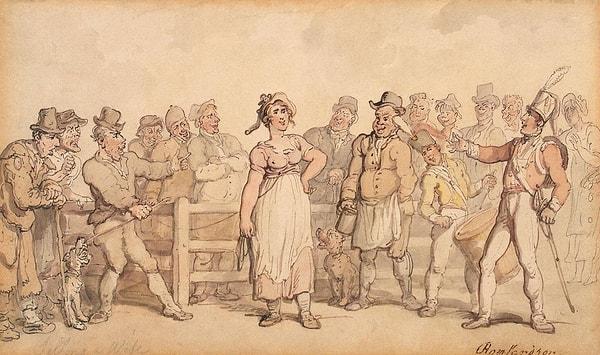 Zira 17. yüzyılda ve devamındaki uzun bir dönemde İngiliz erkekler, karılarını satıyordu!