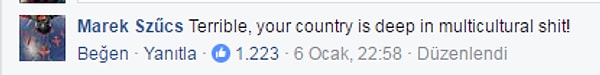 "Ужасно, ваша страна погрязла в мультикультурном дер***"