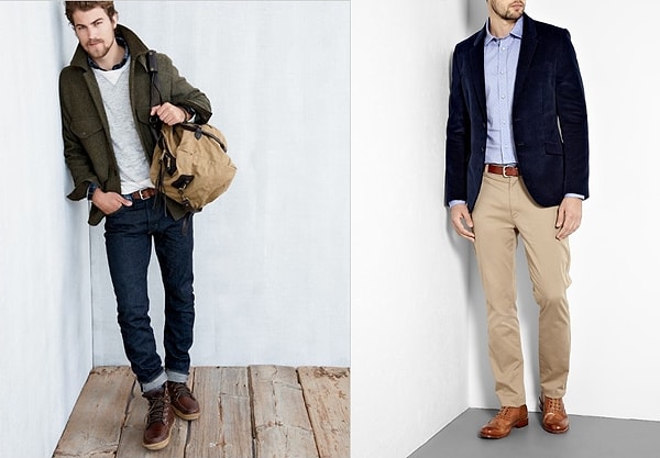 9. Помни, что ремень и ботинки должны быть однотонными