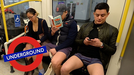 "В метро без штанов": как прошел ежегодный флешмоб в Лондоне