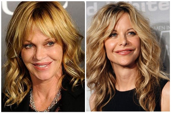 8. Мелани Гриффит и Мег Райан