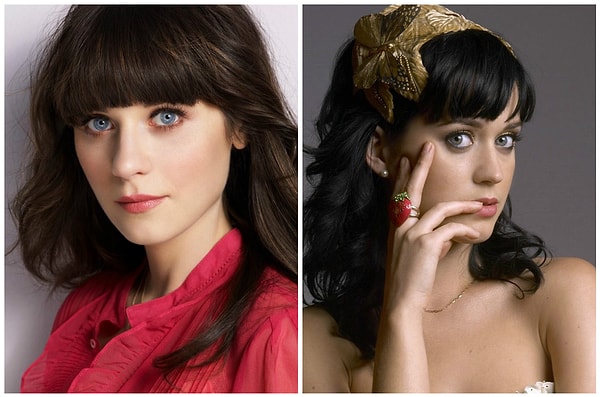 10. Кэти Перри и Зои Дешанель