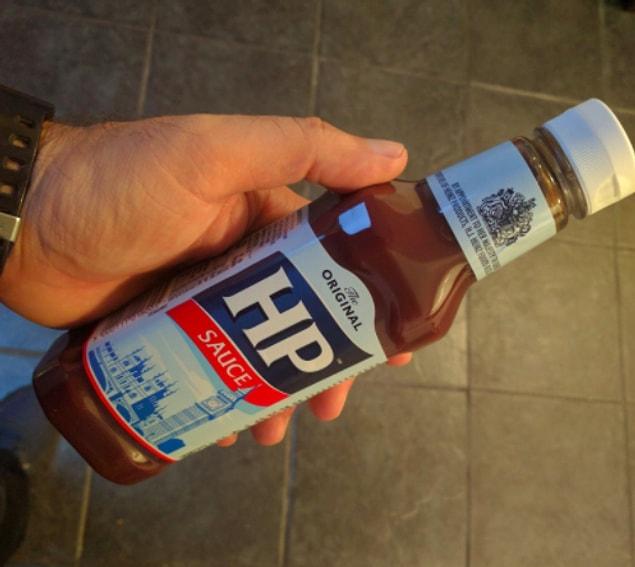 24. Brown sauce as a condiment.