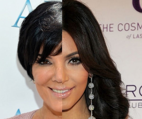 15. Крис Дженнер и Ким Кардашян выглядят почти как сестры