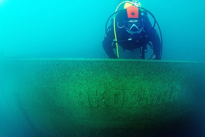 Van Gölü'nde Batık Rus Gemisi Bulundu