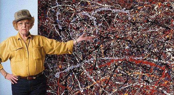 Devam edelim. Teri ve arkadaşı tabloyu sanat uzmanlarına gösterirler. Tablo, hakikaten Jackson Pollock'un tablolarından biridir.