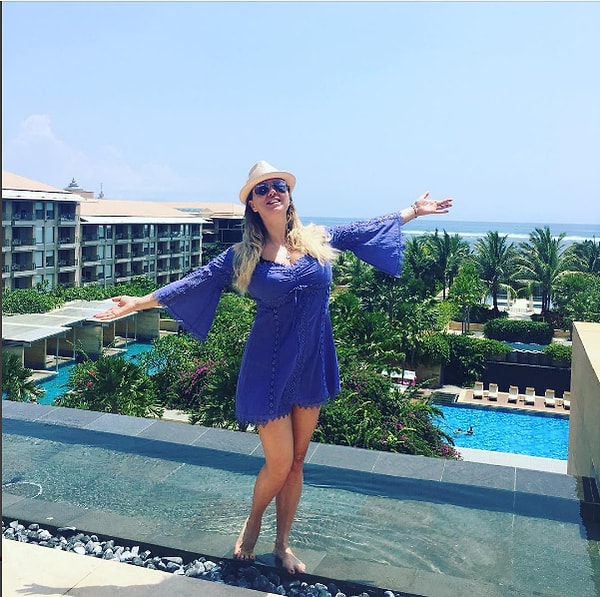 7. Анна Семенович отправилась отдыхать на Бали