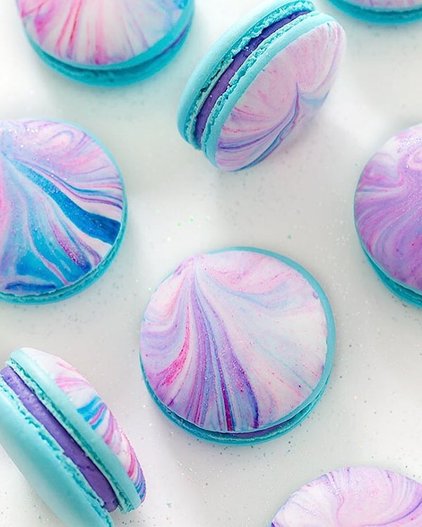 2. Ах, какая прекрасная сине-фиолетово-розовая радуга!