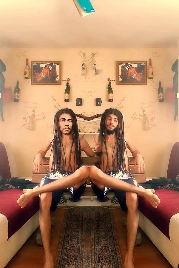 1. Canım aslında photshopa gerek yok, yeterince odaklanırsan Bob Marley, içinde içinde.