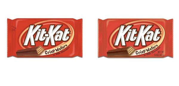 11. Kit Kat çikolatalarının logosunda iki kelime arasında bir çizgi varmış gibi hatırlıyorsak da aslında çizgi falan yok.
