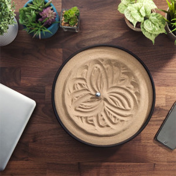 5. Сад-дзен, который сам рисует свои узоры