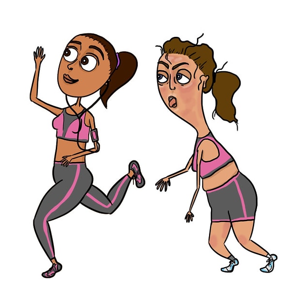 4. Поэтому ты покупаешь сексуальную одежду для занятий. Но это не меняет тот факт, что ты все еще выглядишь как мокрый помидор