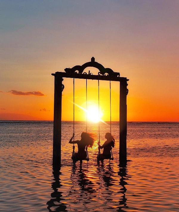 10. Gili Adaları'ndaki olağanüstü gün batımı!