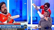 Beyaz Futbol Bildiğiniz Gibi! Rasim Ozan, Stüdyoya Adana Dürüm Getirtip Nusretçilik Oynadı