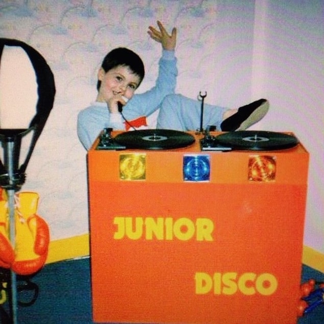 26. “Boxing gloves absolutely untouched. Disco station used for spinning Kylie Minogue records until it fell apart.”
