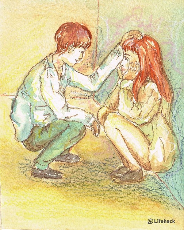 13. Никто не поддержит так, как он/она в трудную минуту