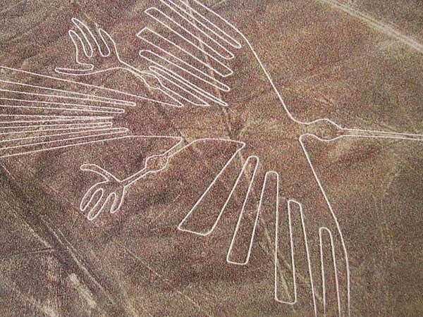 Peru'nun yerleşimden uzak bir bölgesinde bulunan bu çizgiler, bazıları gerçek, bazıları ise hayal ürünü hayvanları resmediyor.