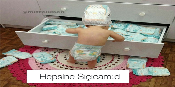 Dünyanın En Masum ve En Tatlı Canlıları Bebekleri Mizaha Uyarlayıp Güldürmüş 17 Kişi