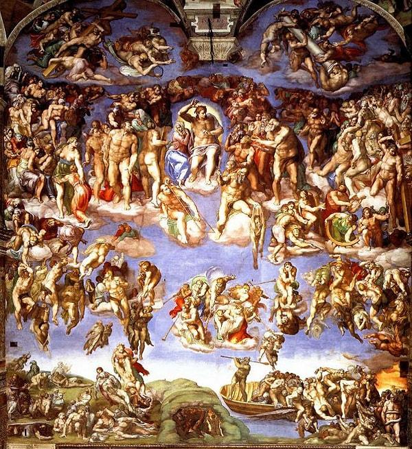3. Mahşer Günü ile Sistine Şapel'inin tavanına hayat veren İtalyan sanatçı kimdi?