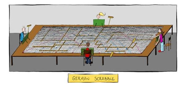 14. Alman Scrabble oyunu: