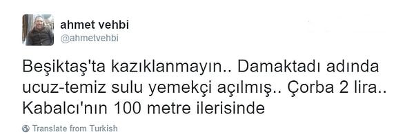 9. Beşiktaş halkı Ahmet Vehbi'ye teşekkür etmeli...