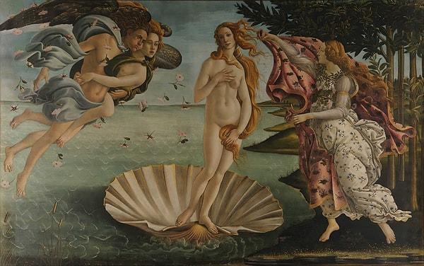 7. Sandro Botticelli-Venüs'ün Doğuşu