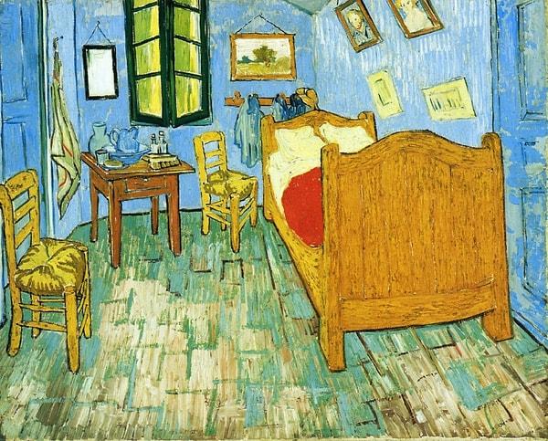 23. Vincent Van Gogh-Bedroom in Arles