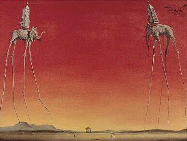 24. Salvador Dali-The Elephants