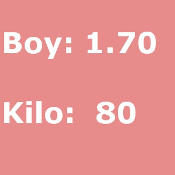 Boy 1.70 Kilo: 80