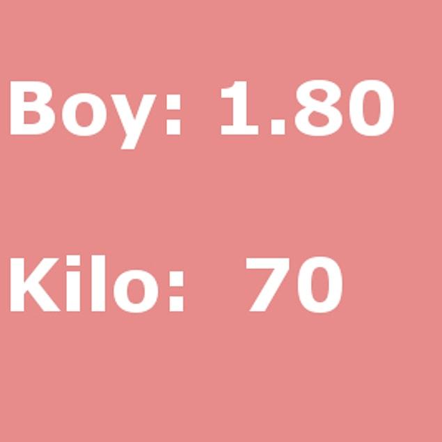 Boy 1.80 Kilo: 70