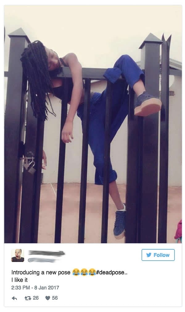 6. А потом #deadposechallenge плавно перекочевал в Twitter