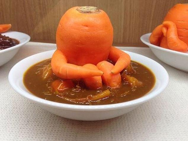 8. Carrot with an attitude wants to be left alone.