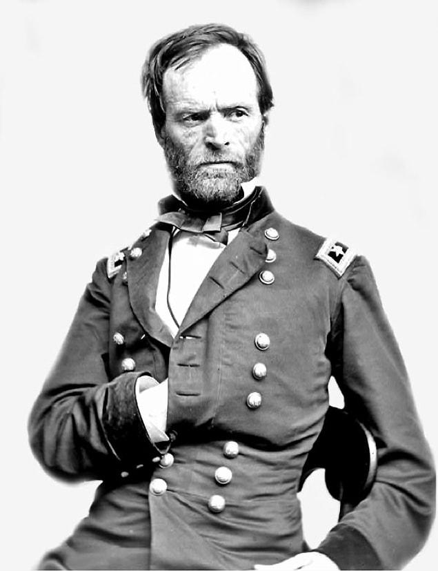 Sherman, the general of the Confederate Army during US Civil War.
