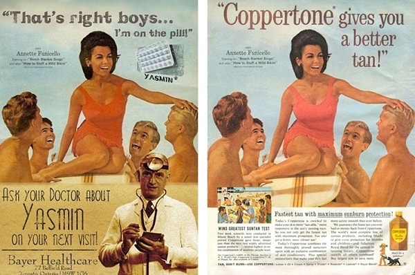 17. Верите ли вы, что в 60-х была реклама противозачаточных?