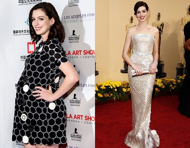 8. Anna Hathaway, who generally doesn't resort to diets, lost weight before shooting the movie Les Misérables by eating only two plates of oatmeal per day.