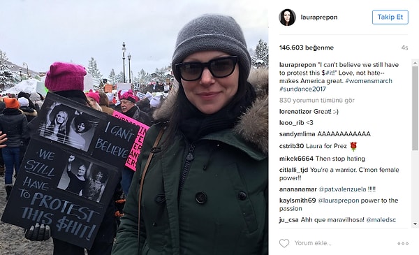 Laura Prepon "hala bu saçmalığı protesto ettiğine" inanamazken!