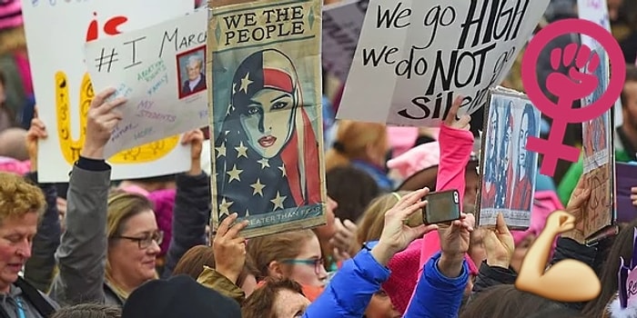 Şehirlerin Sokaklarını Çınlatan, Sınır Tanımayan Kız Kardeşlik Yürüyüşü #WomensMarch