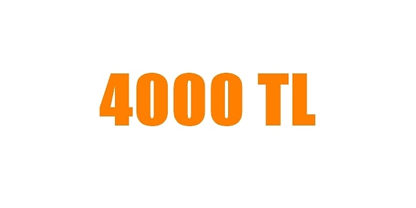 4000 TL!