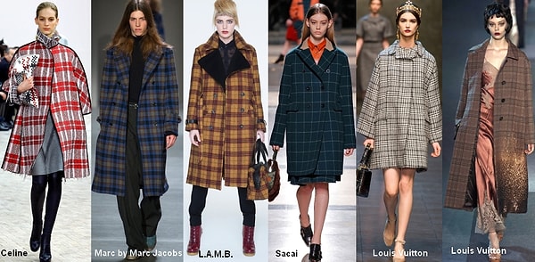 6. Пальто в клетку — хит модных показов!