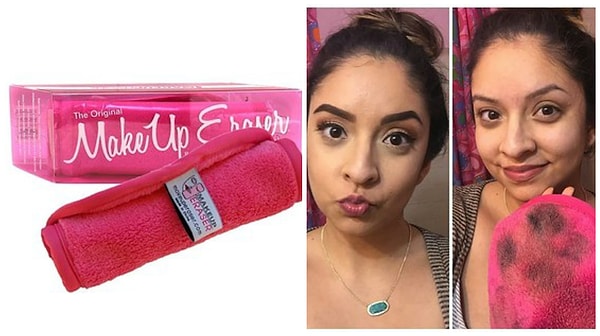 10. Полотенце для снятия макияжа. Нуждается лишь в воде и продолжает работать до 1000 стирок