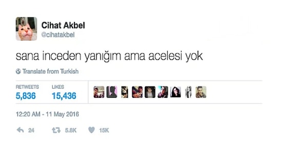 Twitter Efsanelerinden Cihat Akbel'den Sabah Akşam RTlenesi 27 Tweet