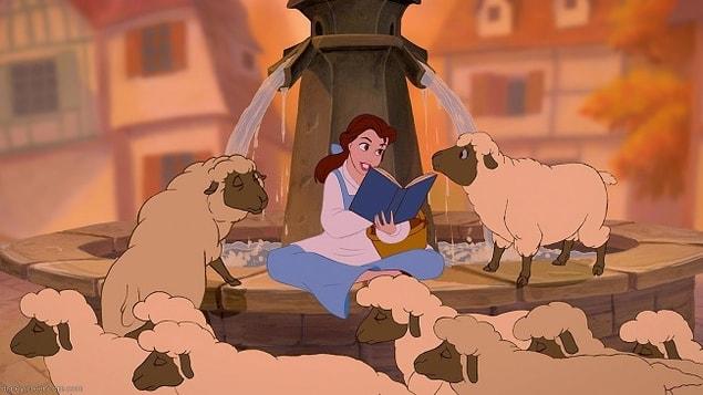 2. You know what Belle's favorite book is?: 'Aladdin'