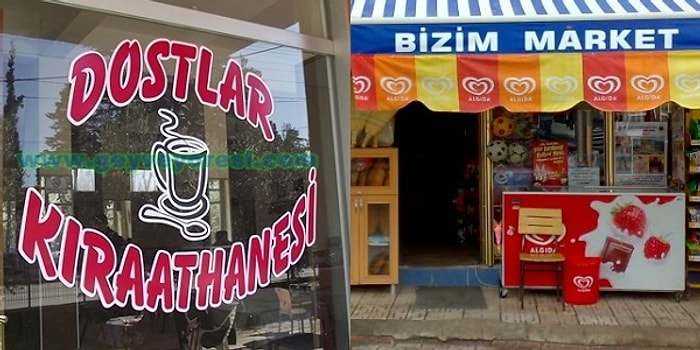 Her Şehirde Mutlaka Bulunan ve Sizin Orda da Olan Klasik İsimli 13 Mahalle Dükkanı