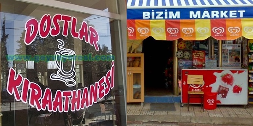 Her Şehirde Mutlaka Bulunan ve Sizin Orda da Olan Klasik İsimli 13 Mahalle Dükkanı