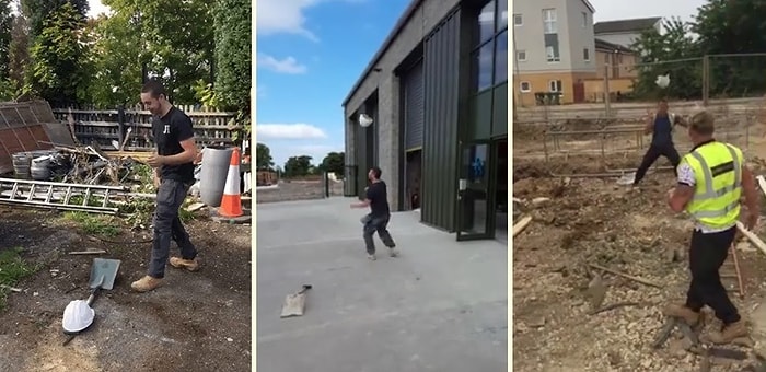 Aşırı Sıkılan İnşaat İşçilerinin Baretleri ile İmtihanı