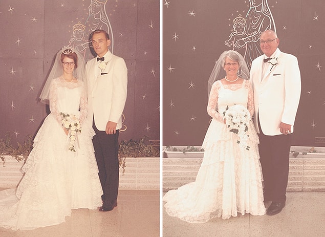 10. After 45 years the only thing that changed was their looks.