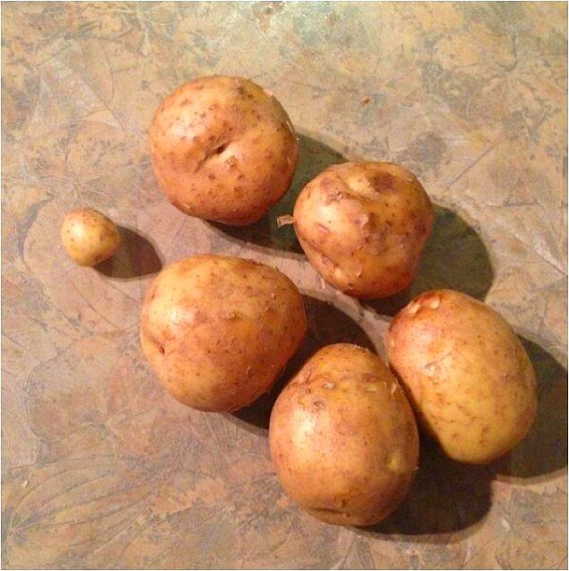 9. "Kocamdan 6 patates almasını istedim..."